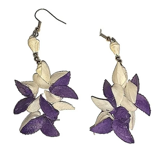 Real SHELL Earrings - Picture 2 of 5